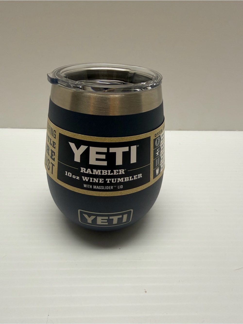 YETI Rambler Navy 10oz Wine Tumbler w/Magslider Lid
